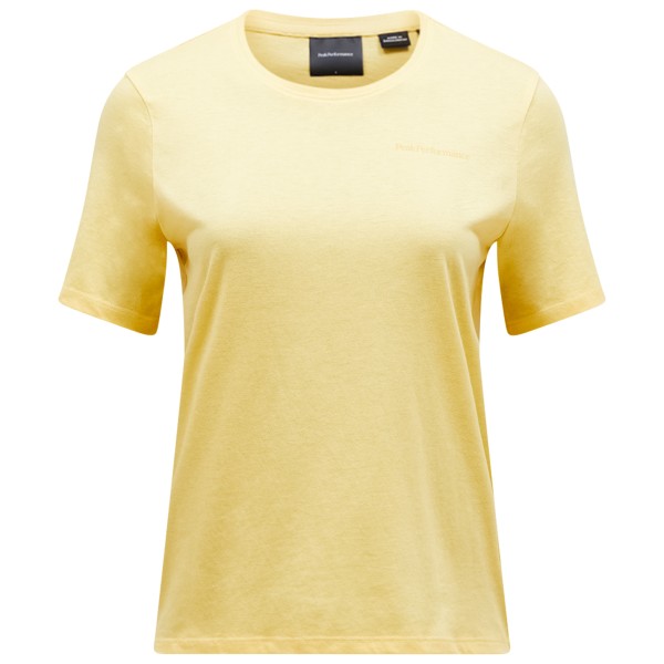 Peak Performance Women’s Explore Logo Tee Sportshirt Beige
