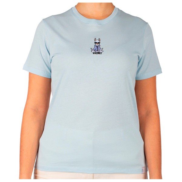 Image of Iriedaily - Women"s Lama Lama Tee - T-Shirt Gr M;XL;XS grau;schwarz'