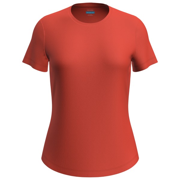 Icebreaker Merino 125 Cool-Lite Sphere III S/S Tee Merinoshirt Women (Gr L |rot)