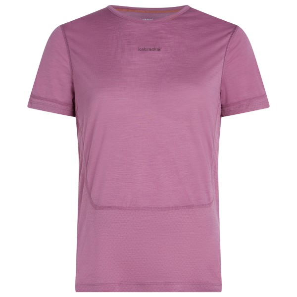 Image of Icebreaker - Women"s Merino 125 Zoneknit Energy Wind S/S Tee - Merinoshirt Gr S rosa'