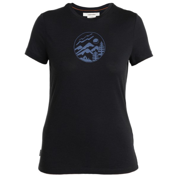 Image of Icebreaker - Women"s Tech Lite III S/S Tee Camping Circle - Merinoshirt Gr L;M;S;XL;XS rosa;schwarz'
