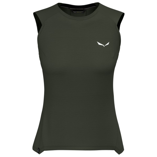 Image of Salewa - Women"s Puez Alpine Merino Hybrid Tank Top Gr 36 oliv'