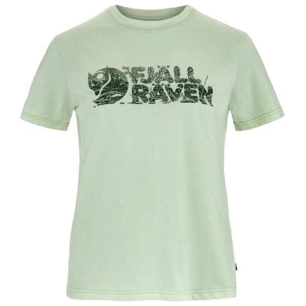 T-Shirt Fjällräven Lush Logo T-Shirt Damen (Gr M |grün)
