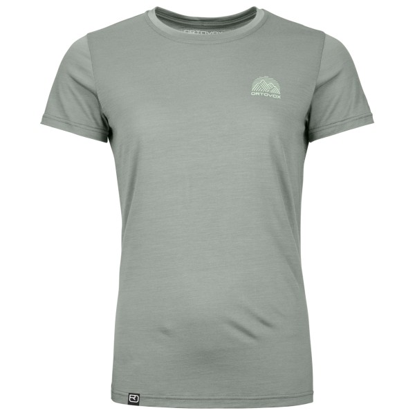 Ortovox 120 Cool Tec Mountain Stripe T-Shirt Merinoshirt Women (Größe M |grün)