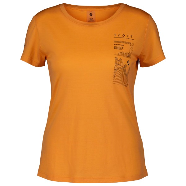 Image of Scott - Women"s Defined Merino Graphic S/S - Merinoshirt Gr S;XS orange'