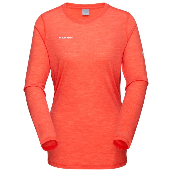 Image of Mammut - Women"s Tree Wool Firstlayer Longsleeve - Merinoshirt Gr M rot'