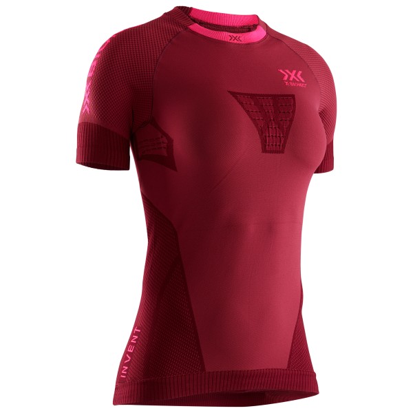 Image of X-Bionic - Women"s Invent 4.0 Running Shirt S/S - Laufshirt Gr S;XS rot;schwarz'