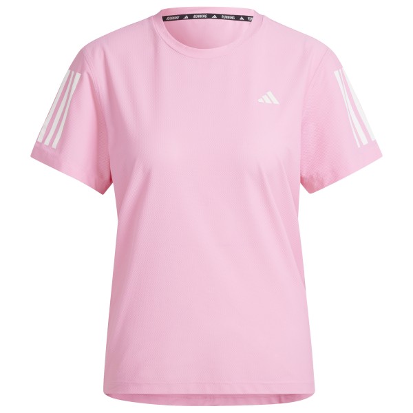 Image of adidas - Women"s Own The Run Tee - Laufshirt Gr 2X;3X;L;M;S;XL;XS rosa;schwarz;weiß'