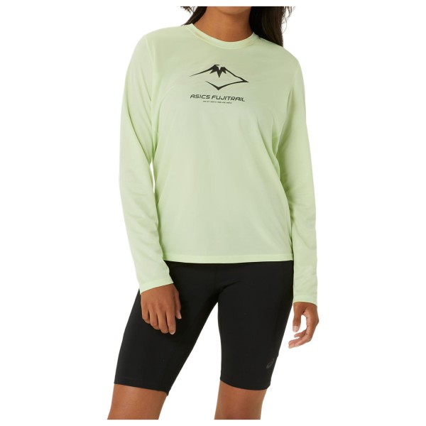 Image of Asics - Women"s Fujitrail Logo L/S Top - Laufshirt Gr L grün'