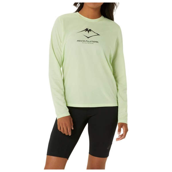 Image of Asics - Women"s Fujitrail Logo L/S Top - Laufshirt Gr L;M;S;XL;XS braun;grün'