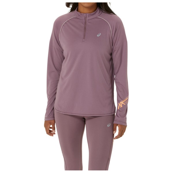Image of Asics - Women"s Icon 1/2 Zip L/S Top - Laufshirt Gr L;M;S;XL;XS braun'