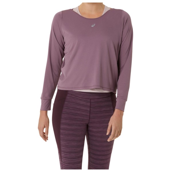 Image of Asics - Women"s Nagino Run L/S Top - Laufshirt Gr L;M;S;XL;XS beige;lila'