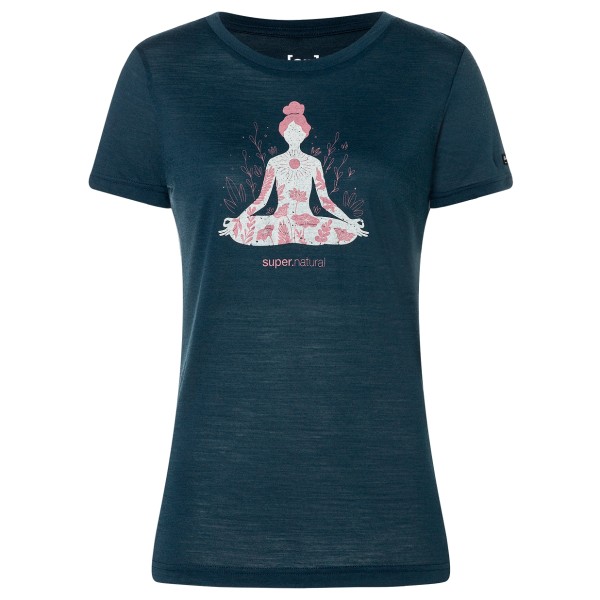 Image of super.natural - Women"s Larissa Tee - Merinoshirt Gr 34 - XS blau'