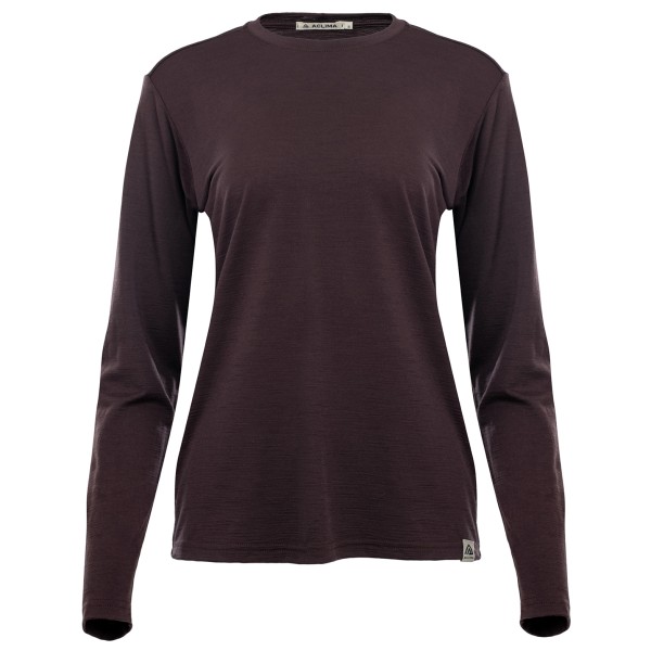 Image of Aclima - Women"s Lightwool 180 Crewneck - Merinoshirt Gr M lila'