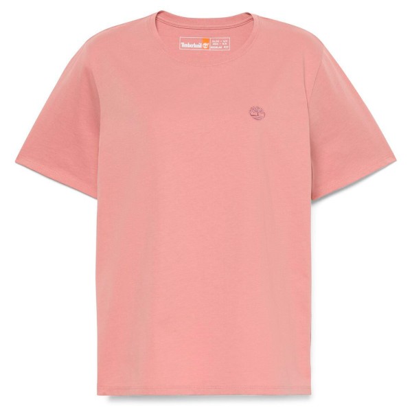 Timberland Short-Sleeve Tee T-Shirt Damen Alltag (Gr L |rosa)