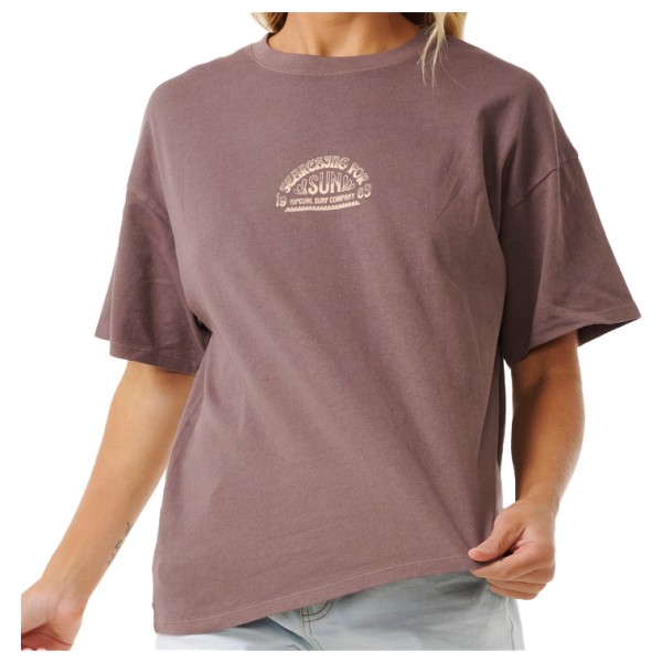 Image of Rip Curl - Women"s Cosmic Summer Heritage Tee - T-Shirt Gr L;M;S;XL;XXL braun;schwarz'