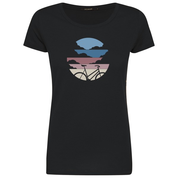 Image of GreenBomb - Women"s Bike Cloud Loves T-Shirt Cotton - T-Shirt Gr L schwarz'