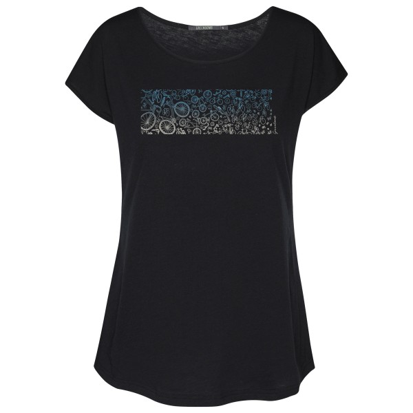 Image of GreenBomb - Women"s Bike Lucky Cool T-Shirt Cotton - T-Shirt Gr M;S;XS schwarz'