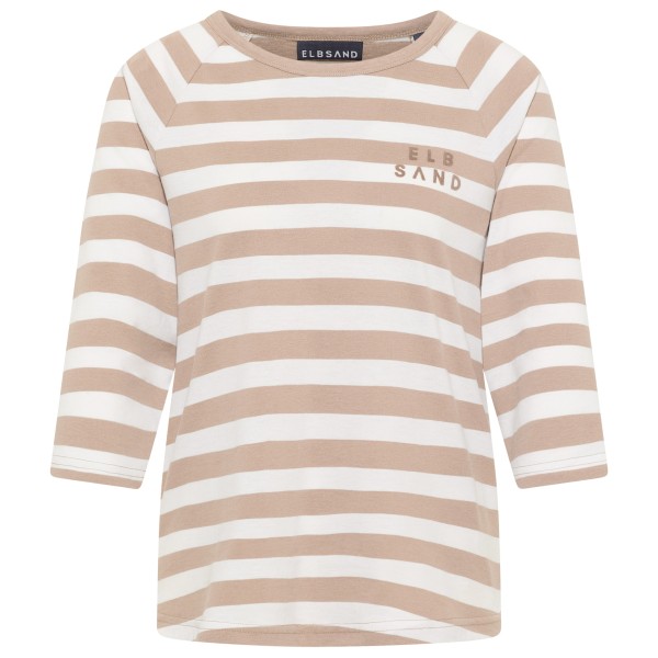 ELBSAND – Women’s Celin T-Shirt – T-shirt maat L, / Beige