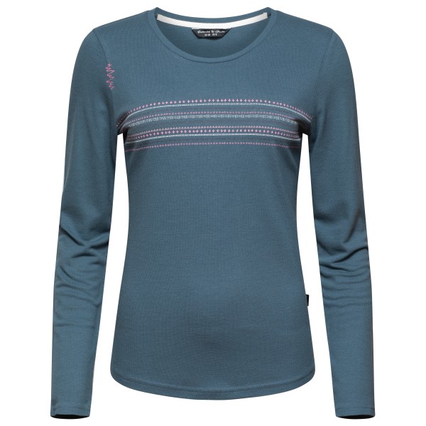 Image of Chillaz - Women"s Dalmatien Ornament - Longsleeve Gr 44 blau'