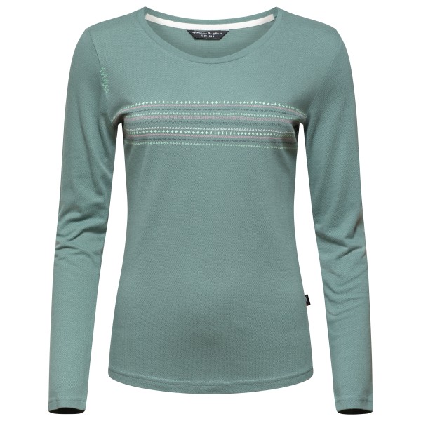 Image of Chillaz - Women"s Dalmatien Ornament - Longsleeve Gr 42 türkis'