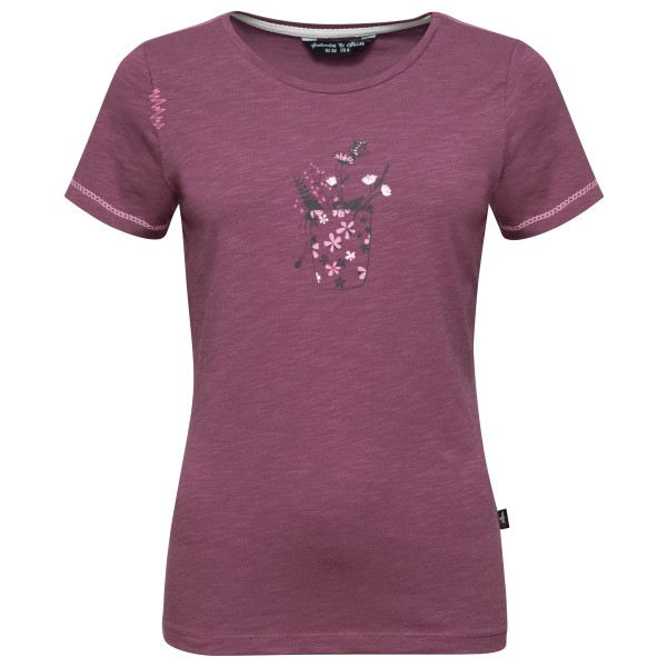 Image of Chillaz - Women"s Gandia Chalkbag Flower - T-Shirt Gr 36;38;40;42;44 lila'