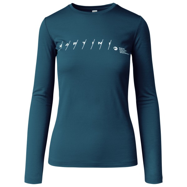 Image of Martini - Women"s Argon Shirt - Merinoshirt Gr L;M;S;XL;XS;XXL blau;lila;oliv;schwarz/grau'
