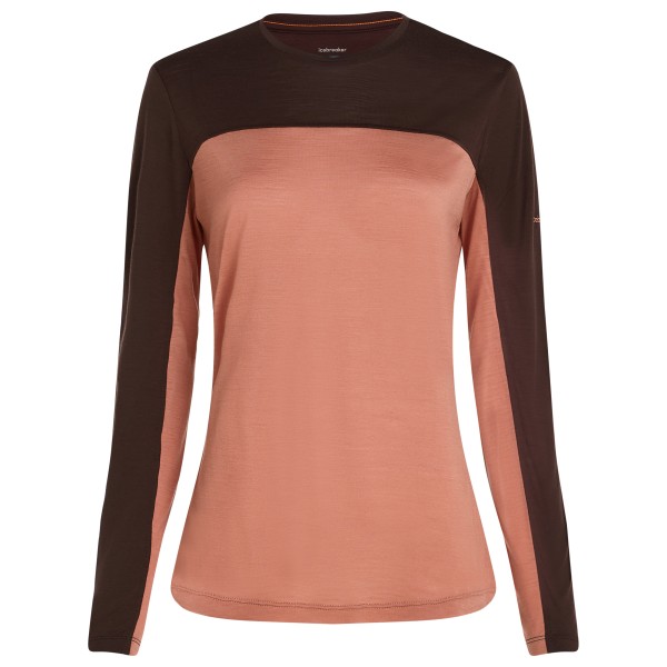 Image of Icebreaker - Women"s 125 Cool-Lite Sphere L/S Tee CB - Merinoshirt Gr XS rosa/braun'