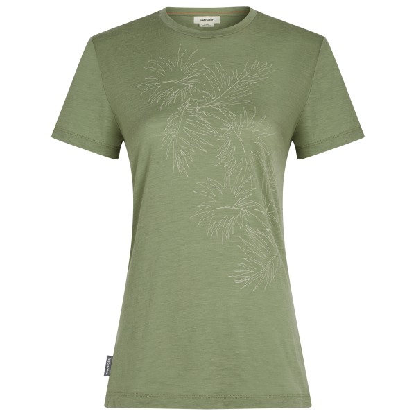 Image of Icebreaker - Women"s 150 Tech Lite S/S Winter Floral - Merinoshirt Gr L;M;S;XL;XS oliv;orange'