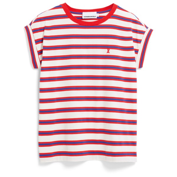 ARMEDANGELS Idaara Stripes T-Shirt Women (Gr M |rosa)