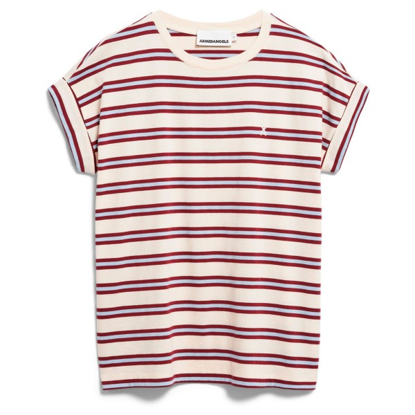 ARMEDANGELS Women’s Idaara Stripes T-shirt Roze
