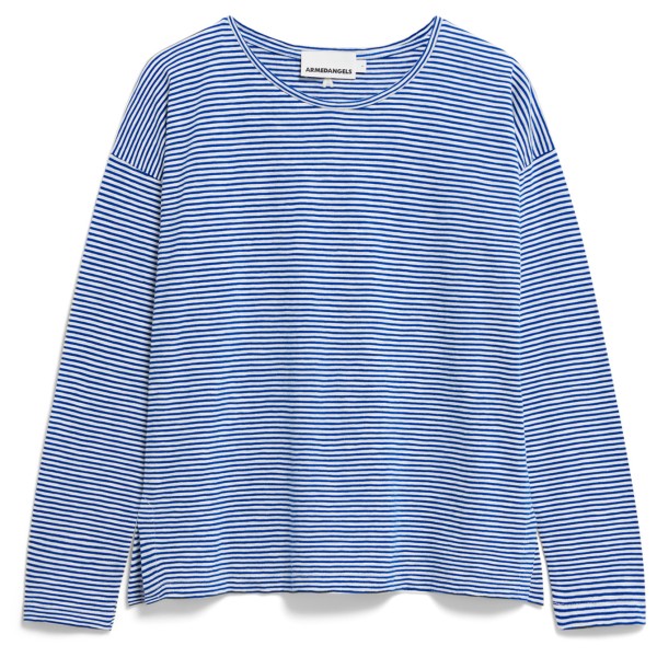 ARMEDANGELS – Women’s Xianaa Lovely Stripes – Longsleeve maat XS, Blauw