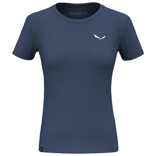 Image of Salewa - Women"s Eagle Minilogo AM T-Shirt - Merinoshirt Gr 34;36;38;40;42;44 blau;grau'