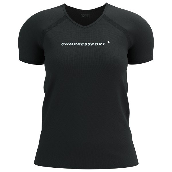 Image of Compressport - Women"s Training S/S Logo - Laufshirt Gr L schwarz'