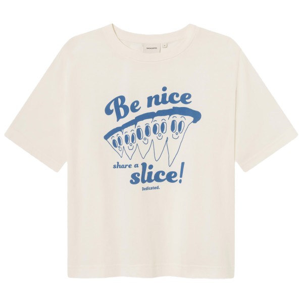 Image of DEDICATED - Women"s T-Shirt Vadstena Share A Slice - T-Shirt Gr L;M;S;XL;XS weiß'