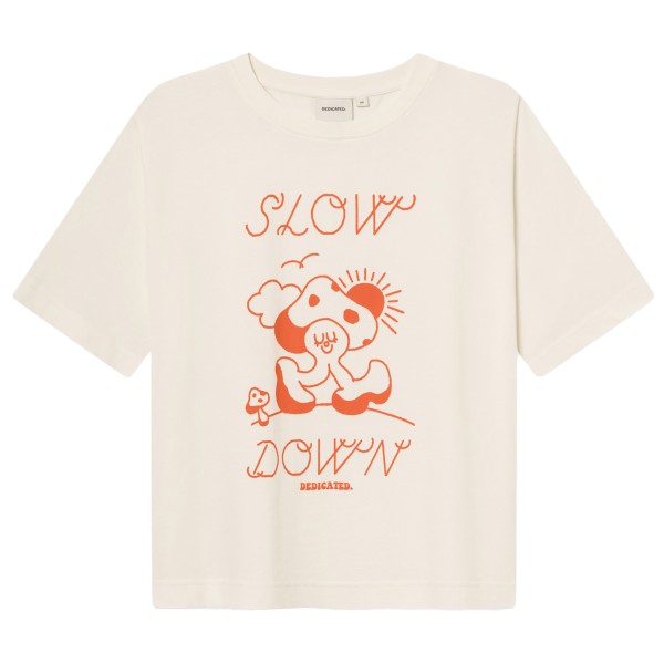 Image of DEDICATED - Women"s T-Shirt Vadstena Slow Down - T-Shirt Gr L weiß'