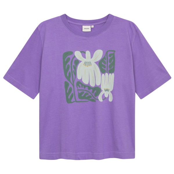 Image of DEDICATED - Women"s T-Shirt Vadstena Winter Blossoms - T-Shirt Gr L lila'