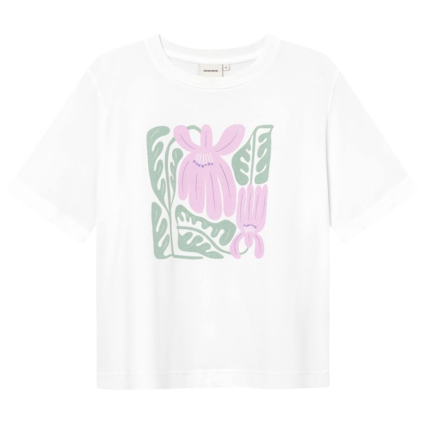 Image of DEDICATED - Women"s T-Shirt Vadstena Winter Blossoms - T-Shirt Gr L weiß'