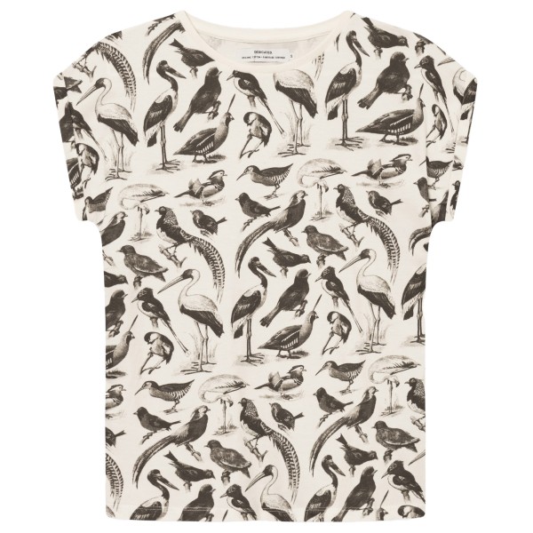 Image of DEDICATED - Women"s T-Shirt Visby Black Birds - T-Shirt Gr M weiß'