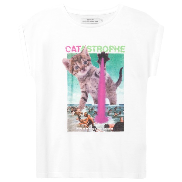 Image of DEDICATED - Women"s T-Shirt Visby Catastrophe - T-Shirt Gr L;M;S;XL;XS weiß'
