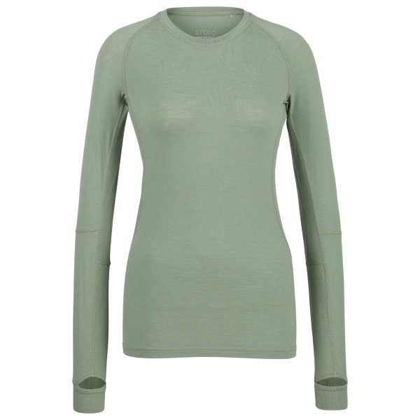 Merinoshirt Stoic MerinoMesh150 SadjemSt. L/S Damen (Gr XL |grün)