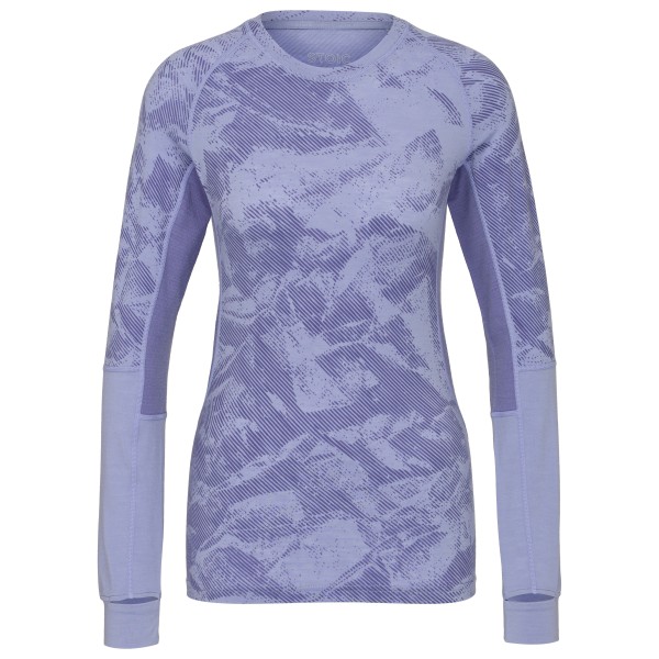 Stoic Women’s MerinoMesh150 SadjemSt. L/S Merinoshirt Purper