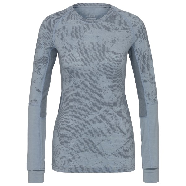 Stoic Women’s MerinoMesh150 SadjemSt. L/S Merinoshirt Grijs