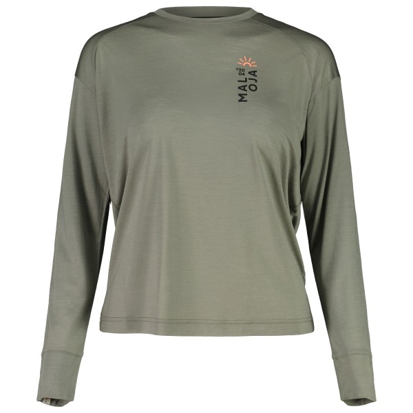 Image of Maloja - Women"s LixibergM. - Merinoshirt Gr S oliv'