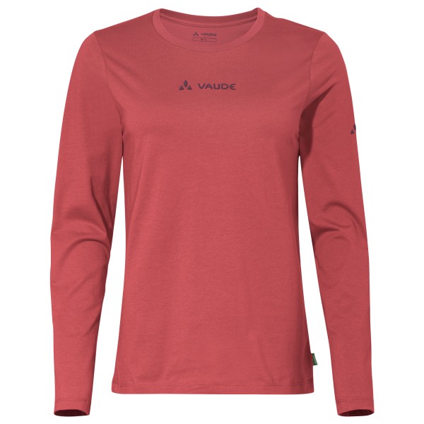 Image of Vaude - Women"s Logo L/S T-Shirt - Longsleeve Gr 40 rot'