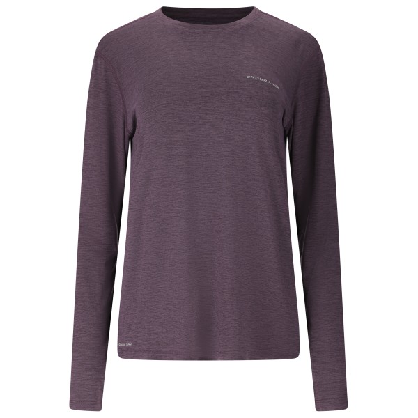 ENDURANCE Women’s Alvaly Melange L/S Tee Sportshirt Purper