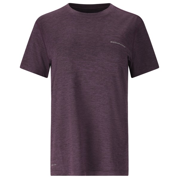 ENDURANCE Women’s Alvaly Melange S/S Tee Sportshirt Purper