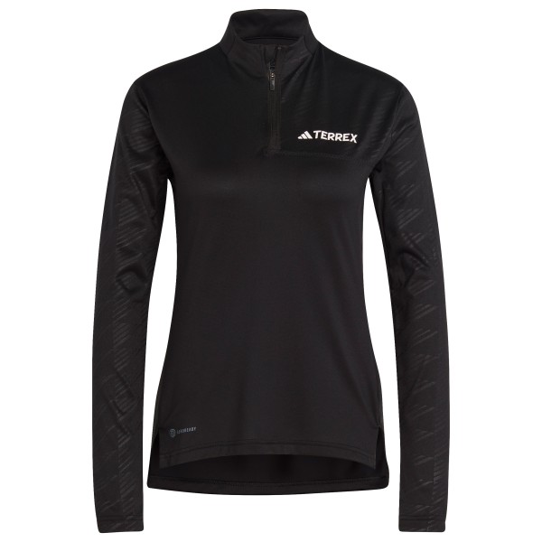 Image of adidas Terrex - Women"s Terrex Multi Half Zip Longsleeve Tee - Longsleeve Gr L schwarz'