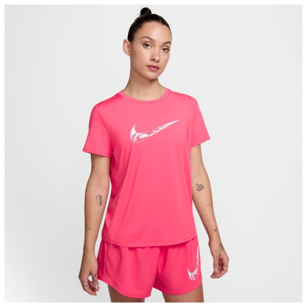 Image of Nike - Women"s One Swoosh Dri-Fit Shirt - Laufshirt Gr L;M;S;XL;XS grau;weiß'