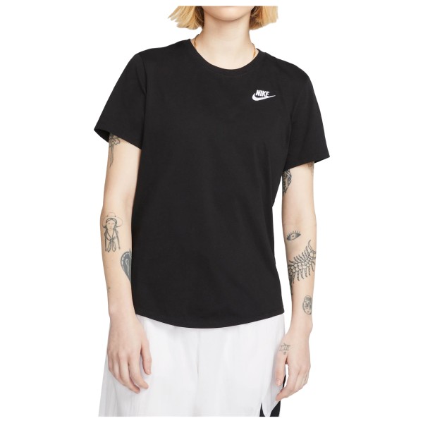 T-Shirt Nike Sportswear Club Essential Damen (Gr S |schwarz)
